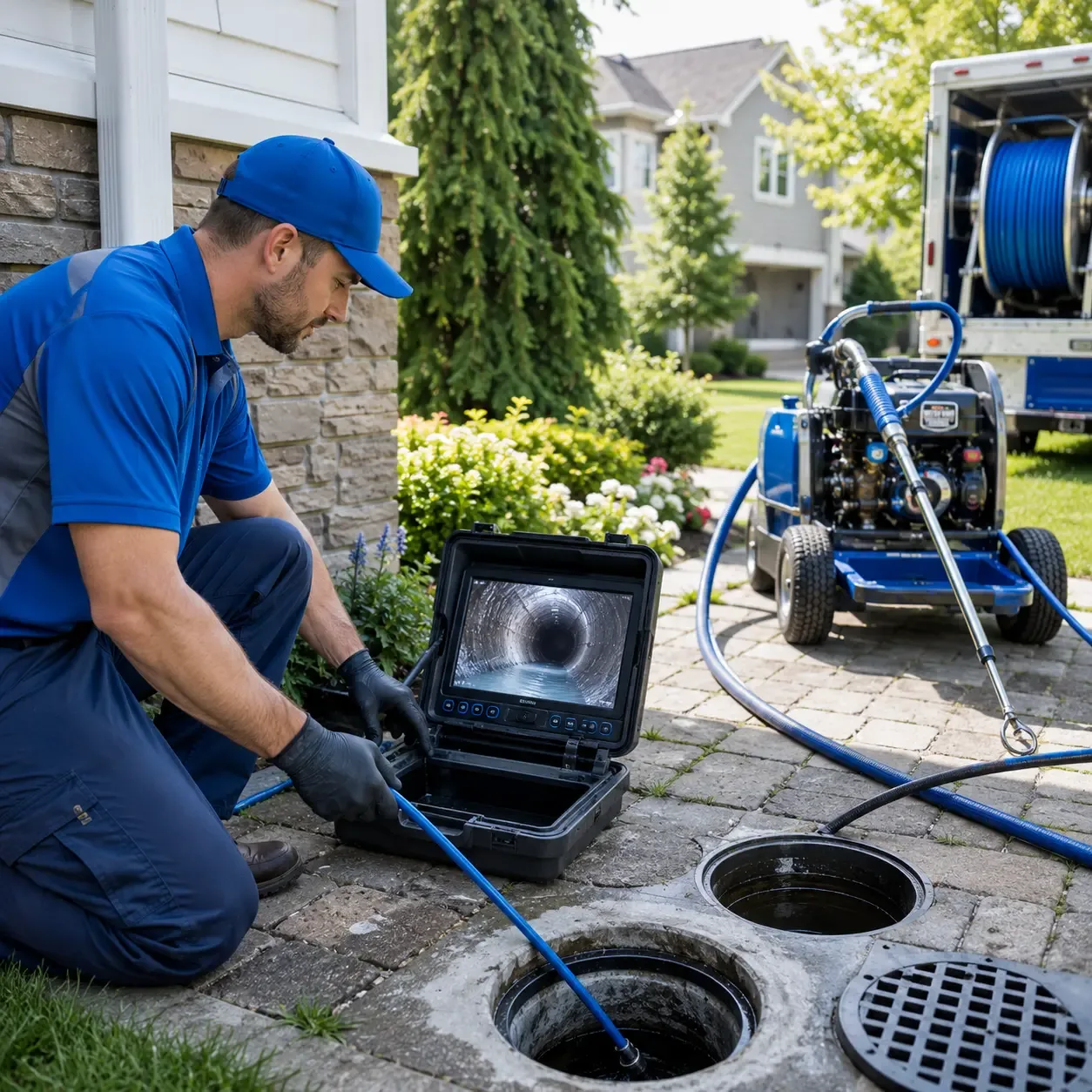 Outdoor drain cleaning professionals serving Poland, IN